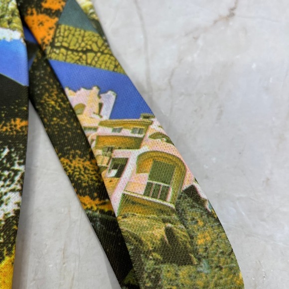 Retro Men's South America Photo Polyester Necktie Tie TG9-T1 - Picture 3 of 3